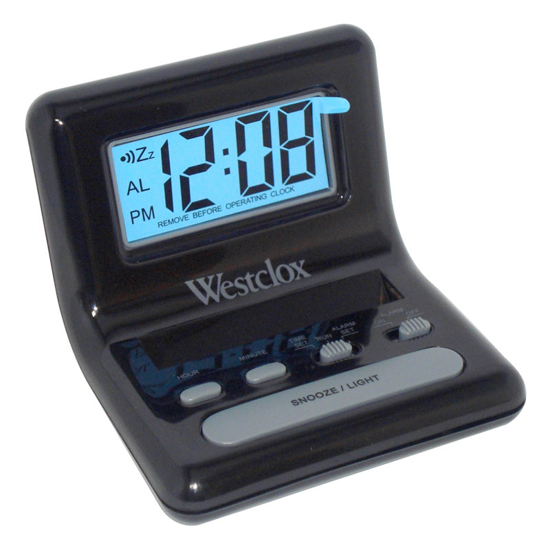 Westclox Bedside Digital LCD Alarm Clock & Reviews Wayfair